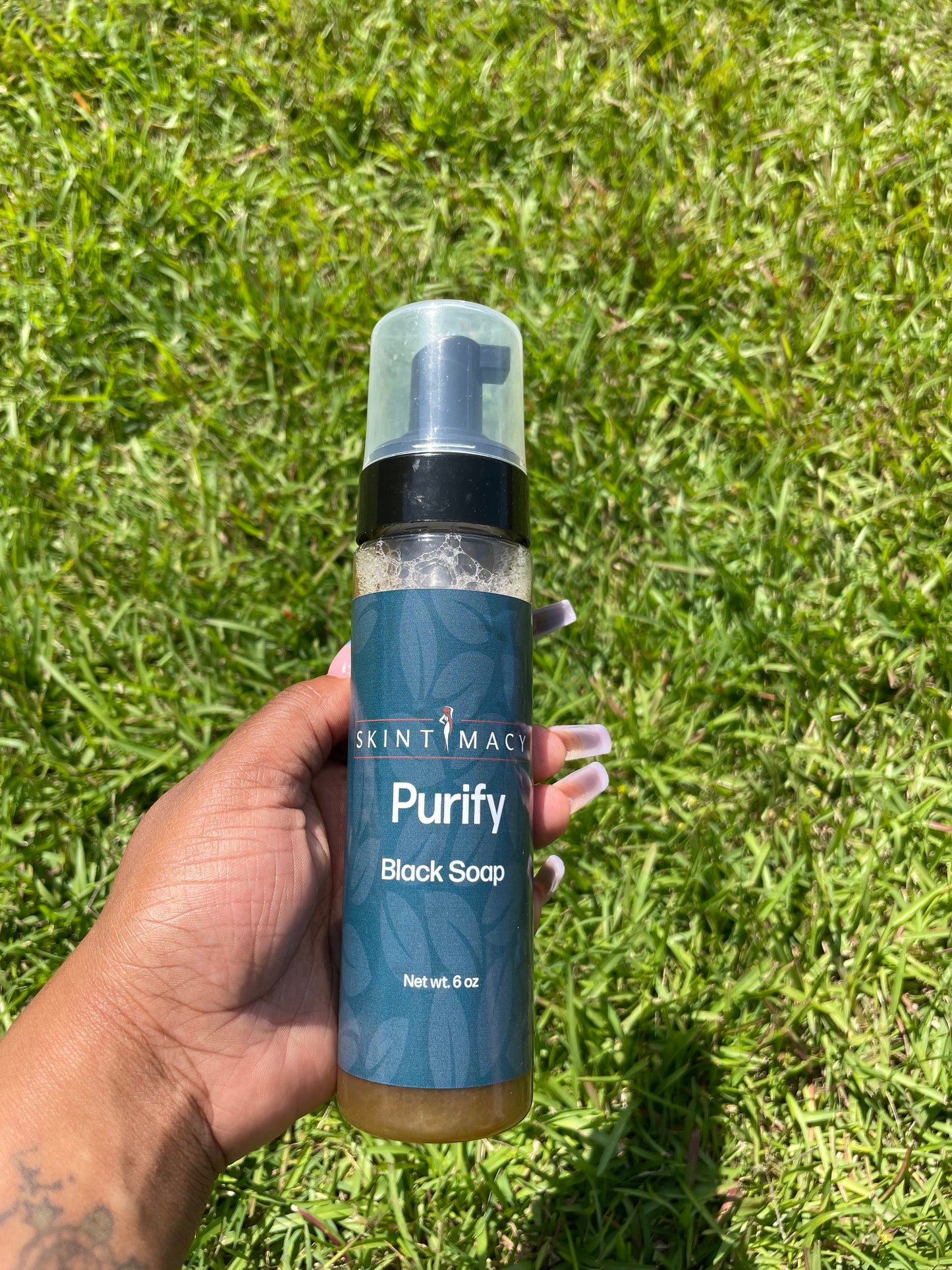 Purify Black Soap Facial Cleanser